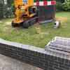 Yet again our stump grinder is called into action.