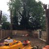Making way for landscaping of this garden in Nottingham